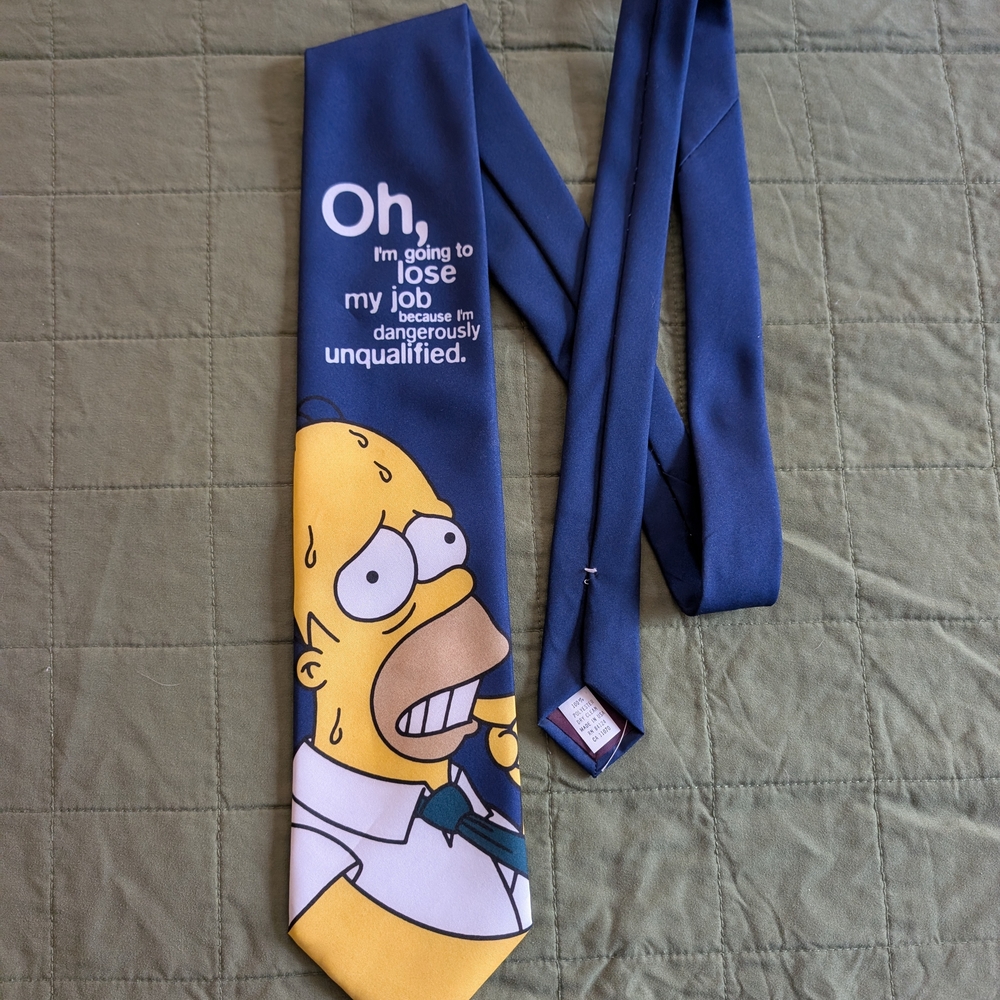 Humorous Homer Simpson Necktie